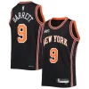 Stupendo RJ Barrett New York Knicks Nike Youth 2021/22 Swingman Jersey City Edition Black