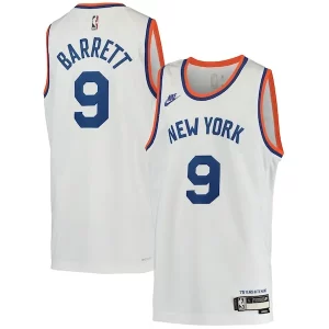 Elegante RJ Barrett New York Knicks Nike Youth 2021/22 Swingman Player Jersey Classic Edition White
