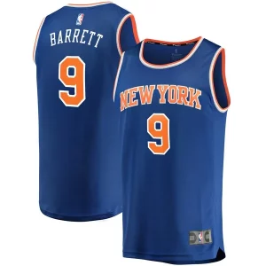 Pratico Carino RJ Barrett New York Knicks Replica Fast Break Jersey Blue Icon Edition