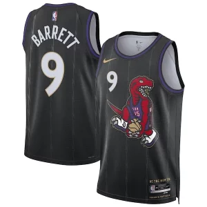 Raffinato Comodo RJ Barrett Toronto Raptors Nike Unisex 2024/25 Swingman Player Jersey City Edition Black