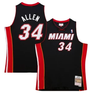 Incantevole Splendido Ray Allen Miami Heat Hardwood Classics Swingman Jersey Black