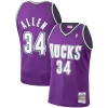 Classico Versatile Ray Allen Milwaukee Bucks 2000/01 Hardwood Classics Swingman Jersey Purple