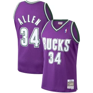 Classico Versatile Ray Allen Milwaukee Bucks 2000/01 Hardwood Classics Swingman Jersey Purple