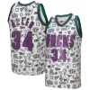 Raffinato Ray Allen Milwaukee Bucks 2000/01 Swingman Jersey White