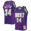 Duraturo Ray Allen Milwaukee Bucks Hardwood Classics 2000/01 Lunar New Year Swingman Jersey Purple