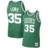 Pratico Accattivante Versatile Reggie Lewis Boston Celtics 1987/88 Hardwood Classics Swingman Jersey Kelly Green