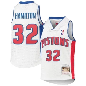 Comodo Richard Hamilton Detroit Pistons Youth 2003/04 Hardwood Classics Swingman Jersey White