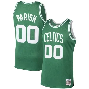 Duraturo Resistente Lussuoso Robert Parish Boston Celtics 1985/86 Hardwood Classics Swingman Jersey Kelly Green