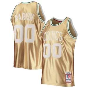 Carino Eccezionale Robert Parish Boston Celtics 75th Anniversary 1985/86 Hardwood Classics Swingman Jersey Gold