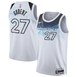 Gorgeous Prestigioso Comodo Rudy Gobert Minnesota Timberwolves Nike Unisex 2024/25 Swingman Player Jersey City Edition White