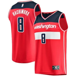 Sofisticato Rui Hachimura Washington Wizards Replica Fast Break Jersey Red Icon Edition