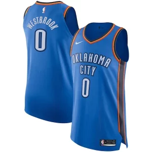 Meraviglioso Fascinante Russell Westbrook Oklahoma City Thunder Nike Authentic Player Jersey Icon Edition Blue