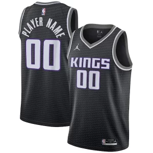 Magnifico Moderno Fantastico Sacramento Kings Jordan Brand Swingman Custom Jersey Statement Edition Black