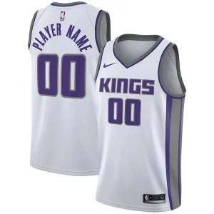 Splendido Accattivante Moderno Sacramento Kings Nike 2020/21 Swingman Custom Jersey Association Edition White