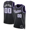Prestigioso Sacramento Kings Nike 2021/22 Swingman Custom Jersey City Edition Black