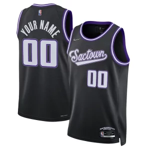 Prestigioso Sacramento Kings Nike 2021/22 Swingman Custom Jersey City Edition Black