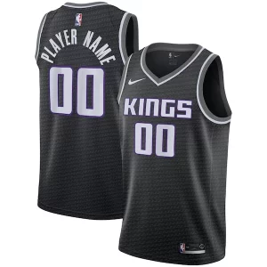 Raffinato Sacramento Kings Nike Swingman Custom Jersey Black Statement Edition