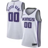 Accattivante Sacramento Kings Nike Swingman Custom Jersey White Association Edition