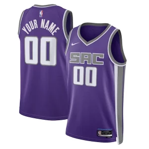 Pratico Versatile Sacramento Kings Nike Unisex Swingman Custom Jersey Purple Icon Edition