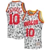 Gorgeous Fantastico Sam Cassell Houston Rockets 1993/94 Hardwood Classics Doodle Swingman Jersey White