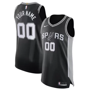 Attraente San Antonio Spurs Nike Authentic Custom Jersey Black Icon Edition