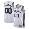 Gorgeous San Antonio Spurs Nike Unisex Swingman Custom Jersey White Association Edition