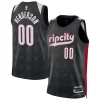 Elegante Splendido Ottimo Scoot Henderson Portland Trail Blazers Nike Unisex 2024/25 Swingman Player Jersey City Edition Black
