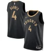 Raffinato Scottie Barnes Toronto Raptors Nike Unisex 2022/23 Swingman Jersey City Edition Black