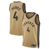 Accattivante Trendy Scottie Barnes Toronto Raptors Nike Unisex 2023/24 Swingman Jersey Gold City Edition
