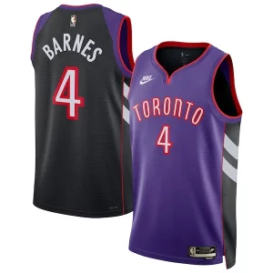 Elegante Eccezionale Ottimo Scottie Barnes Toronto Raptors Nike Unisex 2024/25 Swingman Jersey Purple Classic Edition