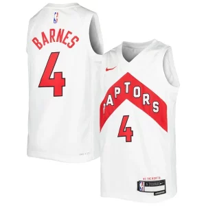 Duraturo Accattivante Classico Scottie Barnes Toronto Raptors Nike Youth Swingman Jersey Association Edition White/Red