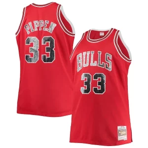 Magnifico Versatile Incantevole Scottie Pippen Chicago Bulls Big & Tall 1997/98 NBA 75th Anniversary Diamond Swingman Jersey Red