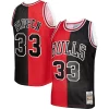 Duraturo Trendy Pratico Scottie Pippen Chicago Bulls Big & Tall Hardwood Classics 1997/98 Split Swingman Jersey Red/Black