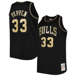 Stupendo Scottie Pippen Chicago Bulls Big & Tall Hardwood Classics 1997/98 Swingman Jersey Black