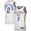 Fascinante Sofisticato Attraente Shai Gilgeous Alexander Oklahoma City Thunder Nike Unisex Swingman Jersey Association Edition White