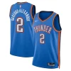Stupendo Shai Gilgeous Alexander Oklahoma City Thunder Nike Unisex Swingman Replica Jersey Icon Edition Blue