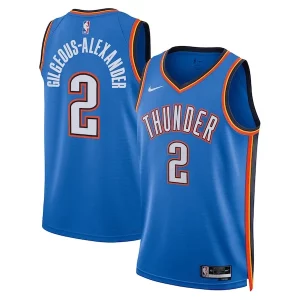 Stupendo Shai Gilgeous Alexander Oklahoma City Thunder Nike Unisex Swingman Replica Jersey Icon Edition Blue