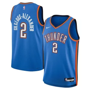 Fascinante Shai Gilgeous Alexander Oklahoma City Thunder Nike Youth Swingman Jersey Icon Edition Blue