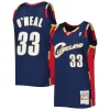 Accattivante Shaquille O'Neal Cleveland Cavaliers Hardwood Classics 2009/10 Jersey Navy