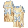 Incantevole Classico Shaquille O'Neal Los Angeles Lakers 75th Anniversary 1996/97 Hardwood Classics Swingman Jersey Gold
