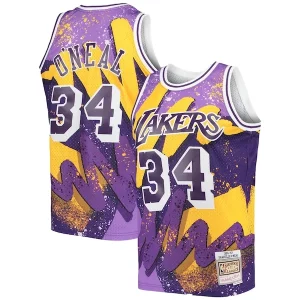 Trendy Shaquille O'Neal Los Angeles Lakers Hardwood Classics 1996/97 Hyper Hoops Swingman Jersey Purple