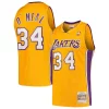 Robusto Raffinato Cool Shaquille O'Neal Los Angeles Lakers Hardwood Classics Swingman Jersey Gold