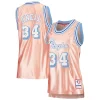 Trendy Raffinato Ottimo Shaquille O'Neal Los Angeles Lakers Women's 75th Anniversary Rose Gold 1996 Swingman Jersey Pink