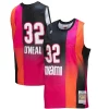 Raffinato Classico Magnifico Shaquille O'Neal Miami Heat 2005/06 Hardwood Classics Fadeaway Swingman Player Jersey Pink/Black