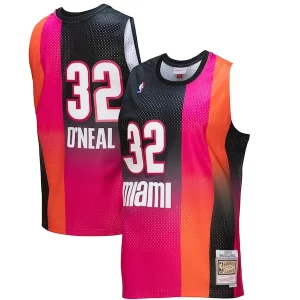 Raffinato Classico Magnifico Shaquille O'Neal Miami Heat 2005/06 Hardwood Classics Fadeaway Swingman Player Jersey Pink/Black