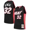 Classico Duraturo Shaquille O'Neal Miami Heat Hardwood Classics Swingman Jersey Black