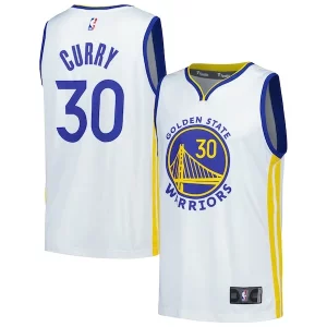 Fascinante Stephen Curry Golden State Warriors Fast Break Replica Player Jersey Association Edition White