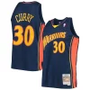 Delizioso Fantastico Stephen Curry Golden State Warriors Hardwood Classics Swingman Jersey Navy/White