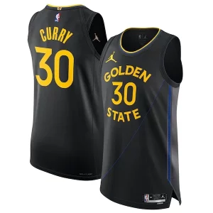 Duraturo Stephen Curry Golden State Warriors Jordan Brand 2024/25 Authentic Jersey Statement Edition Black