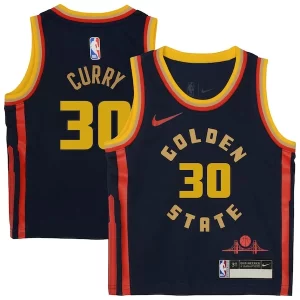 Incantevole Robusto Lussuoso Stephen Curry Golden State Warriors Nike Preschool 2024/25 Swingman Player Jersey City Edition Navy